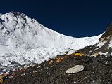 46 The Pinnacles, Mount Everest North Face, North Col And ABC Early Morning From Mount Everest North Face Advanced Base Camp 6400m In Tibet 